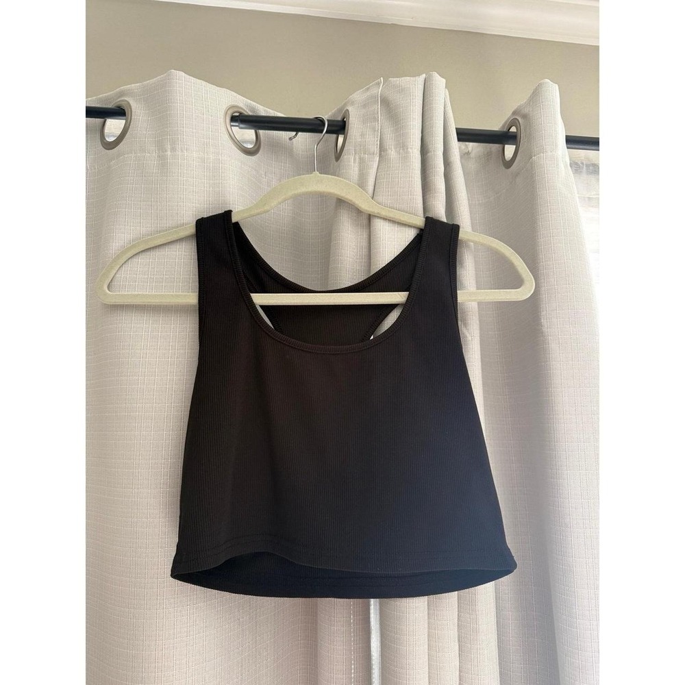 SHEIN Ribbed Racerback Tank Top
